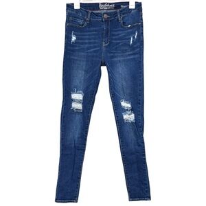Resfeber Blue Distressed Skinny Jeans Womens Size 10